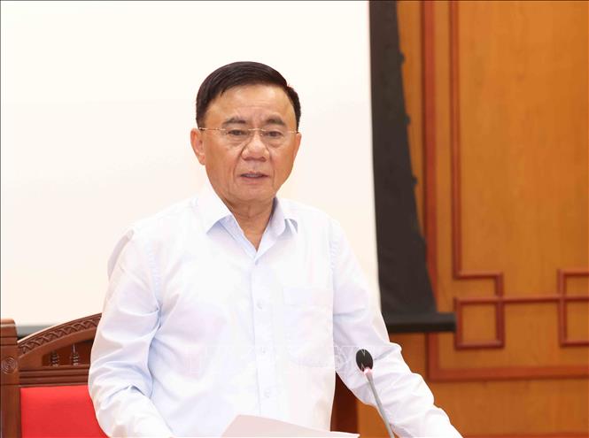Thường trực Ban Bí thư chủ trì giao ban với các ban đảng, 4 văn phòng, đảng ủy, cơ quan, đoàn thể Trung ương- Ảnh 1.