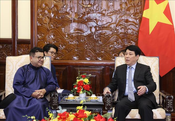 Chủ tịch nước Lương Cường tiếp Đại sứ Chile đến chào từ biệt- Ảnh 2. Chủ tịch nước Lương Cường tiếp Đại sứ Chile đến chào từ biệt- Ảnh 2.