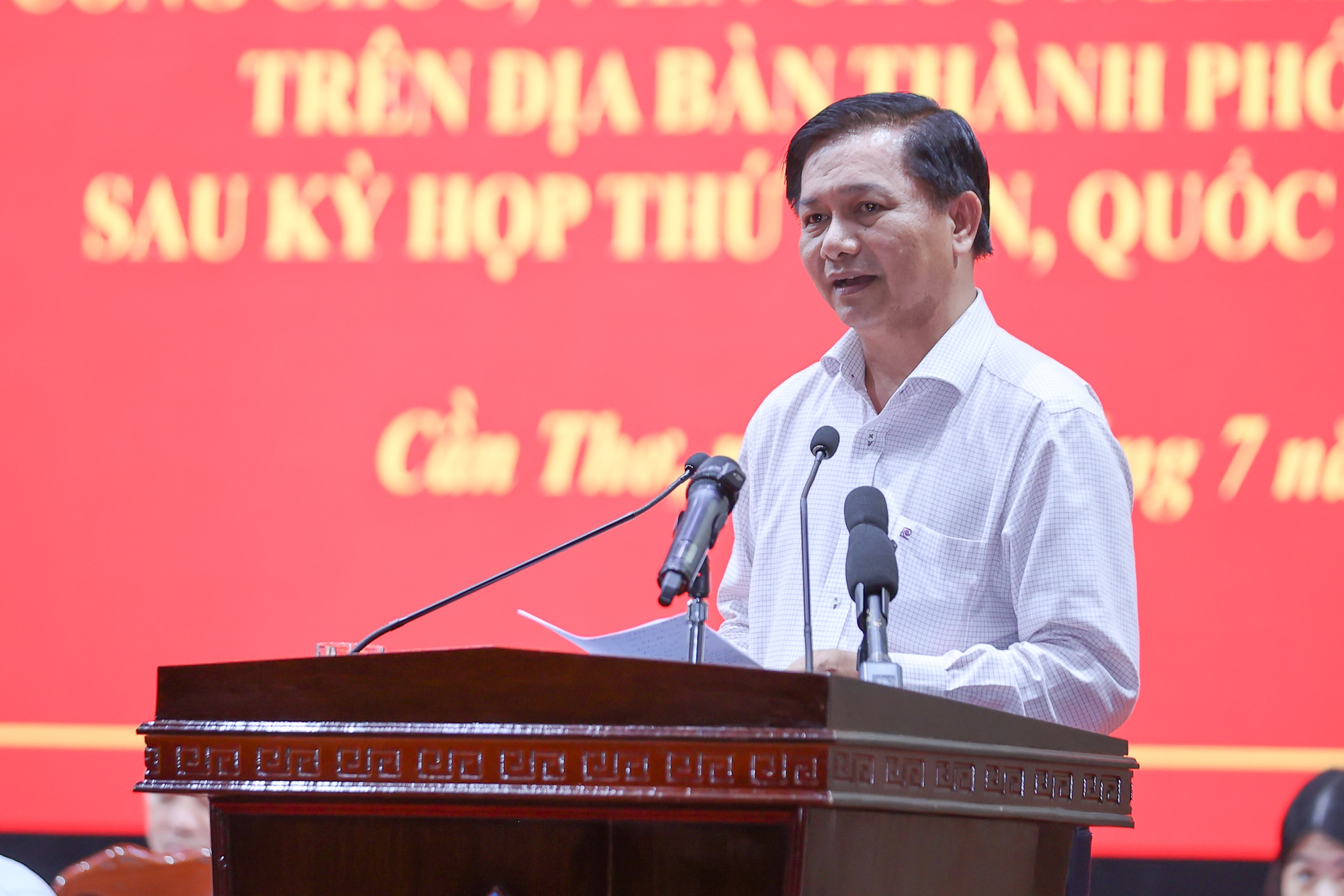 Thủ tướng Phạm Minh Chính tiếp xúc cử tri Cần Thơ- Ảnh 8. Thủ tướng Phạm Minh Chính tiếp xúc cử tri Cần Thơ- Ảnh 8.