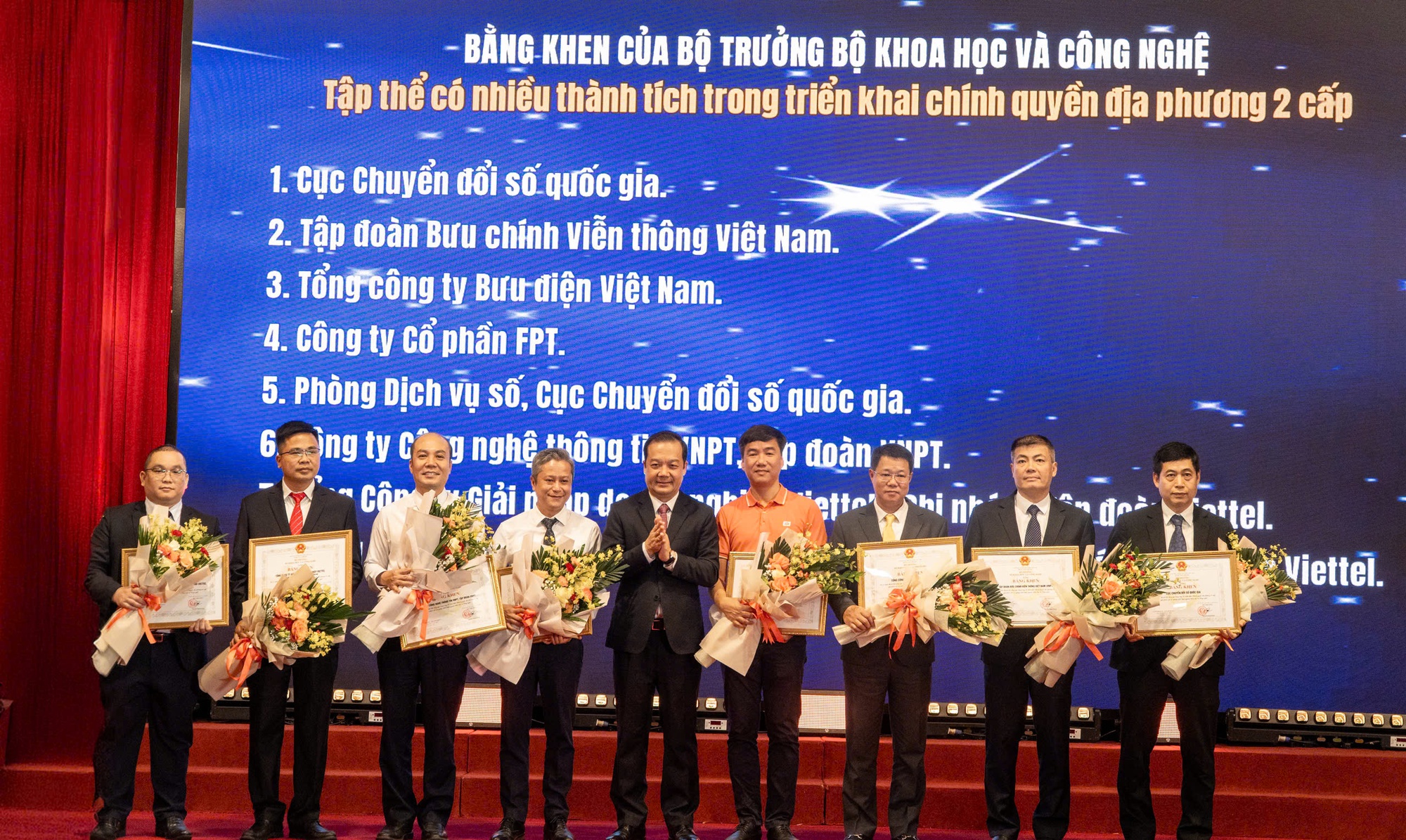 Bộ KH&CN tặng Bằng khen FPT về thành tích trong triển khai mô hình chính quyền 2 cấp- Ảnh 1. Bộ KH&CN tặng Bằng khen FPT về thành tích trong triển khai mô hình chính quyền 2 cấp- Ảnh 1.