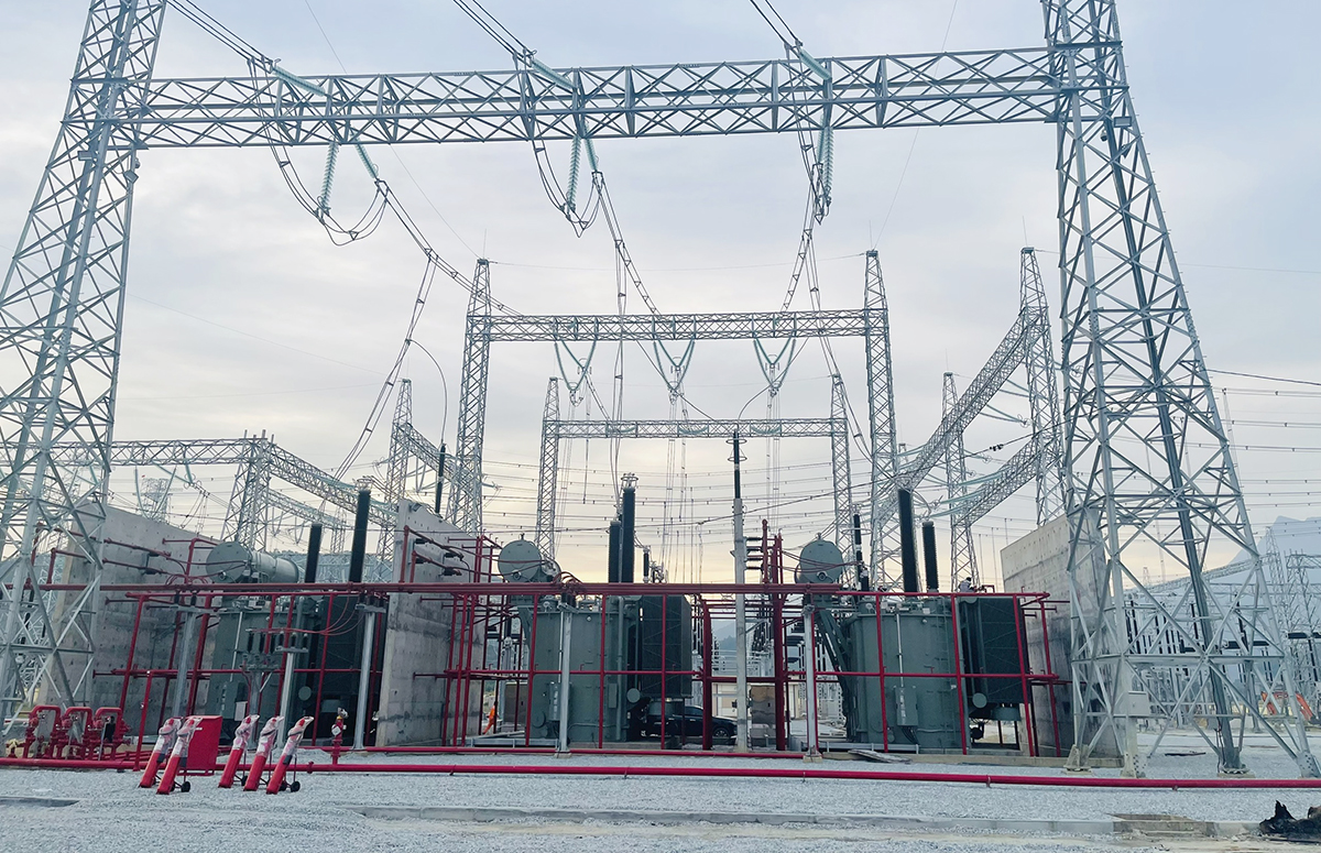 Dự ánTrạm biến áp 500 kV Vĩnh Yên đủ điều kiện sẵn sàng đóng điện- Ảnh 1. Dự ánTrạm biến áp 500 kV Vĩnh Yên đủ điều kiện sẵn sàng đóng điện- Ảnh 1.