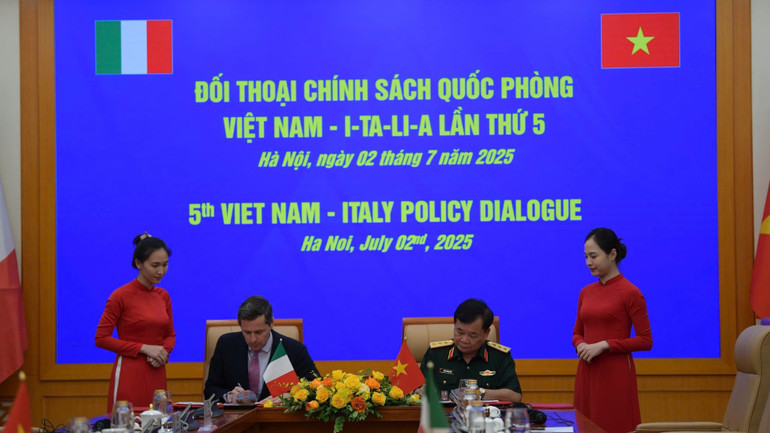 Đối thoại Chính sách quốc phòng Việt Nam-Italia lần thứ 5 thành công tốt đẹp- Ảnh 7.