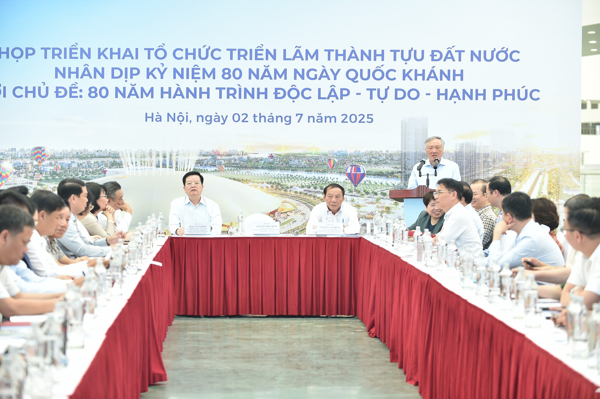 Triển lãm thành tựu đất nước: Phải bảo đảm các yêu cầu chất lượng, để lại ấn tượng mạnh mẽ- Ảnh 5. Triển lãm thành tựu đất nước: Phải bảo đảm các yêu cầu chất lượng, để lại ấn tượng mạnh mẽ- Ảnh 5.