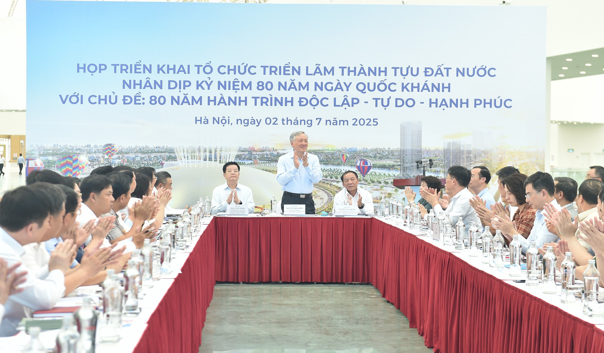 Triển lãm thành tựu đất nước: Phải bảo đảm các yêu cầu chất lượng, để lại ấn tượng mạnh mẽ- Ảnh 1. Triển lãm thành tựu đất nước: Phải bảo đảm các yêu cầu chất lượng, để lại ấn tượng mạnh mẽ- Ảnh 1.