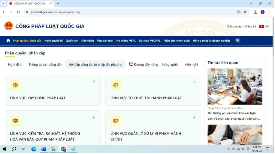 Đưa cẩm nang về công tác tư pháp tại chính quyền địa phương 2 cấp lên Cổng Pháp luật Quốc gia- Ảnh 1. Đưa cẩm nang về công tác tư pháp tại chính quyền địa phương 2 cấp lên Cổng Pháp luật Quốc gia- Ảnh 1.