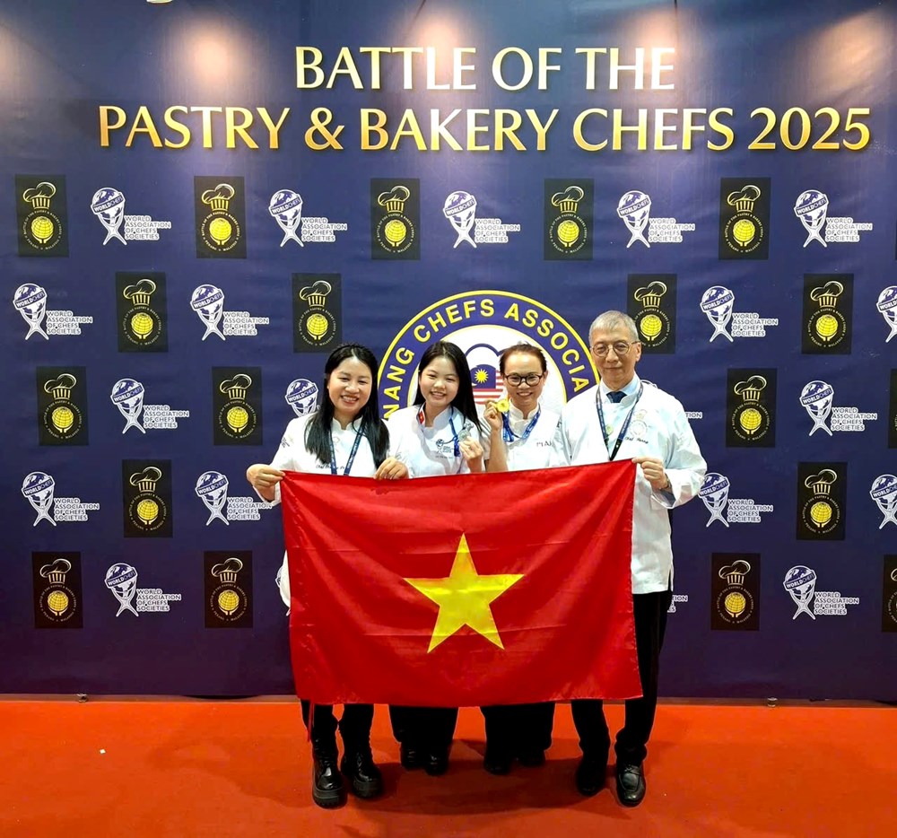 Việt Nam vô địch Cuộc thi bánh ngọt và bánh mì quốc tế 2025- Ảnh 3. Việt Nam vô địch Cuộc thi bánh ngọt và bánh mì quốc tế 2025- Ảnh 3.