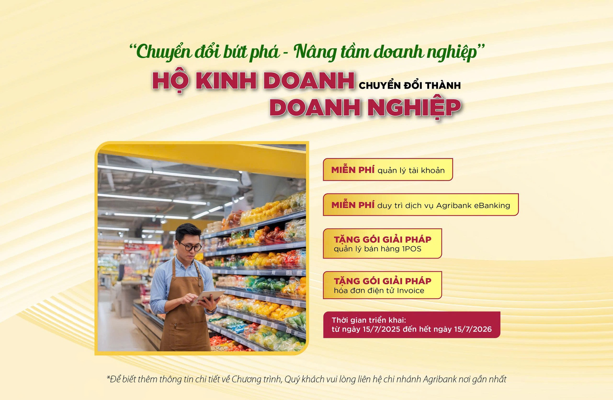 Agribank ưu đãi lớn, hỗ trợ chuyển đổi hộ kinh doanh thành doanh nghiệp- Ảnh 3. Agribank ưu đãi lớn, hỗ trợ chuyển đổi hộ kinh doanh thành doanh nghiệp- Ảnh 3.