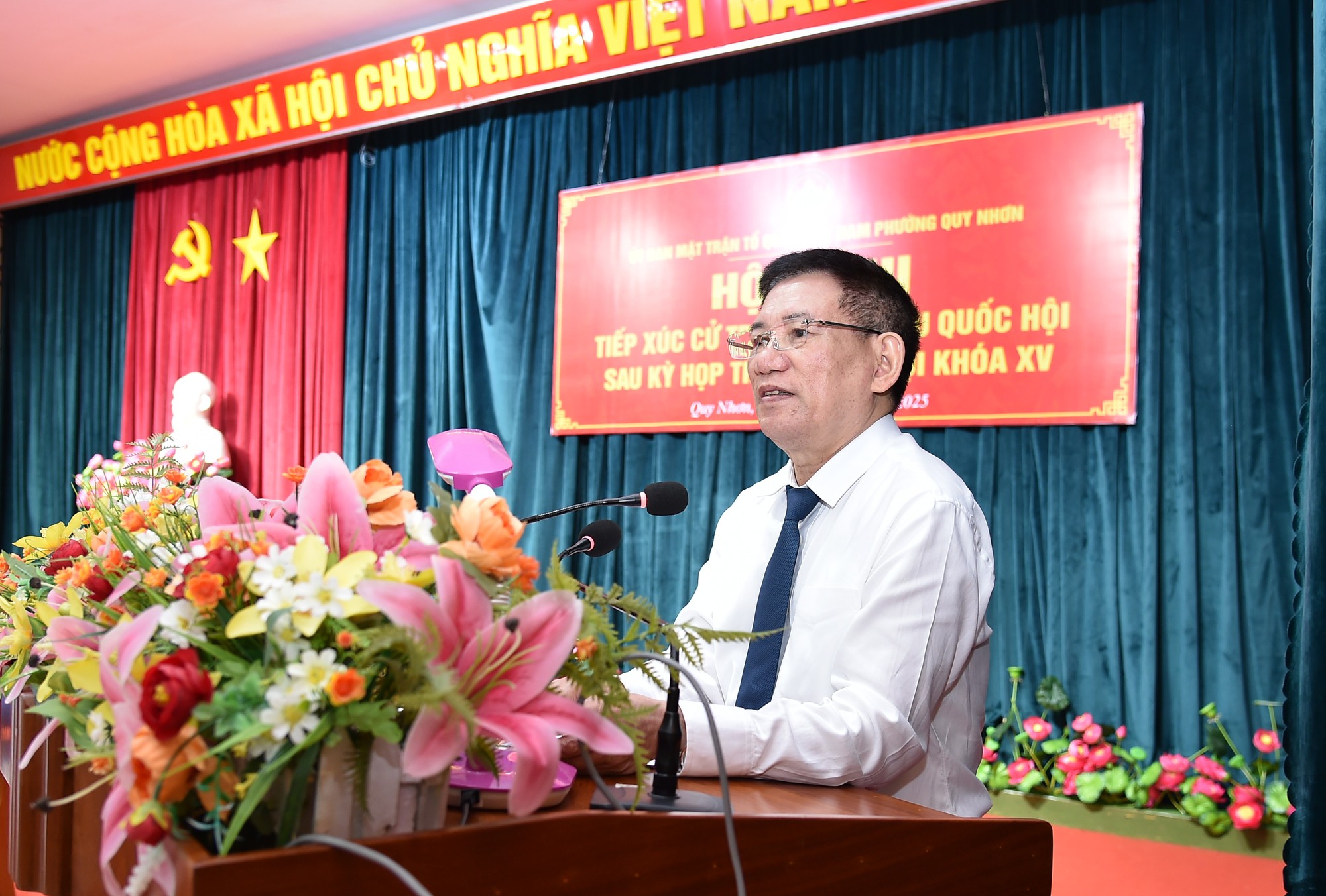 Phó Thủ tướng Hồ Đức Phớc tiếp xúc cử tri phường Quy Nhơn, Gia Lai- Ảnh 2. Phó Thủ tướng Hồ Đức Phớc tiếp xúc cử tri phường Quy Nhơn, Gia Lai- Ảnh 2.