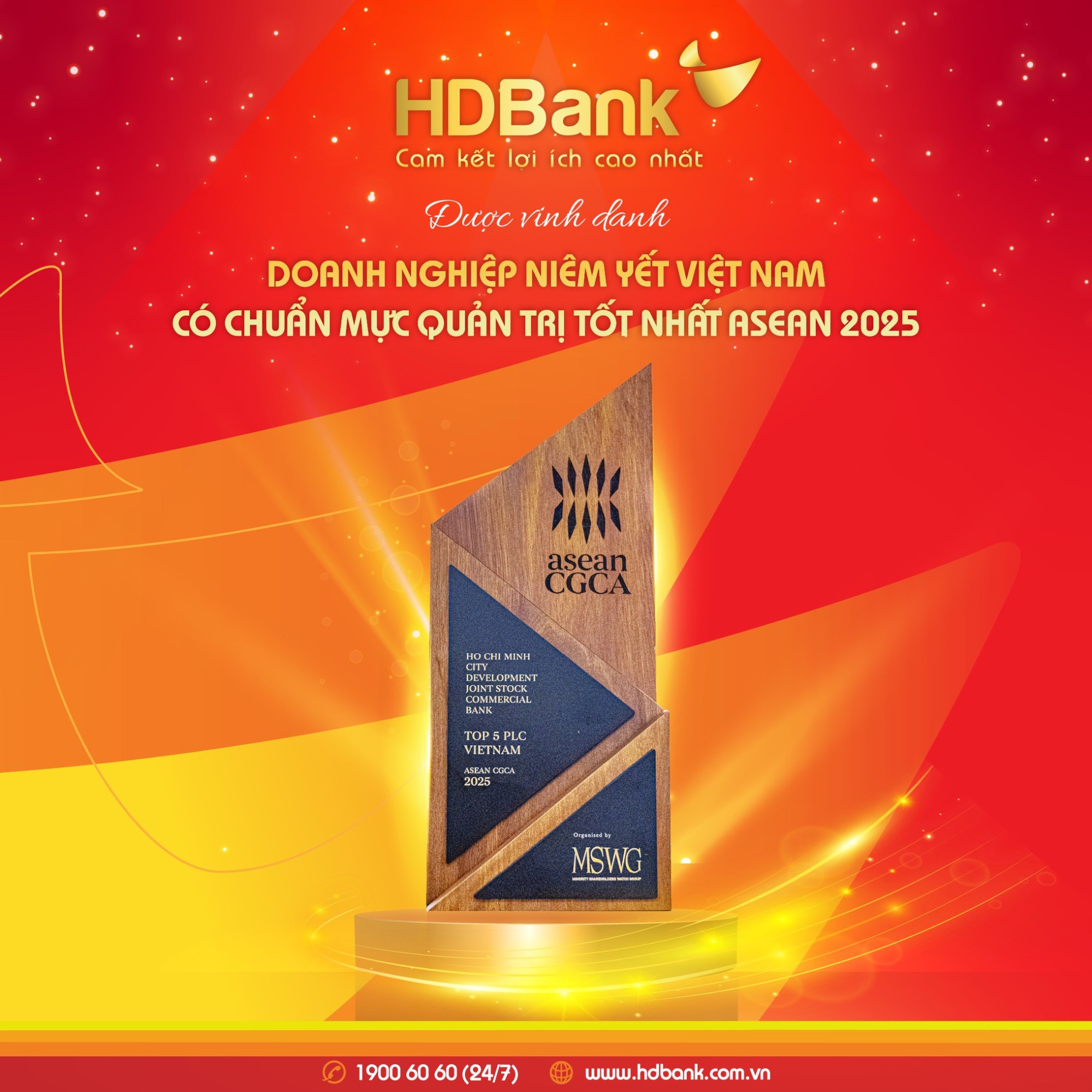 HDBank được vinh danh Top 5 quản trị chuẩn mực ASEAN 2025- Ảnh 1. HDBank được vinh danh Top 5 quản trị chuẩn mực ASEAN 2025- Ảnh 1.