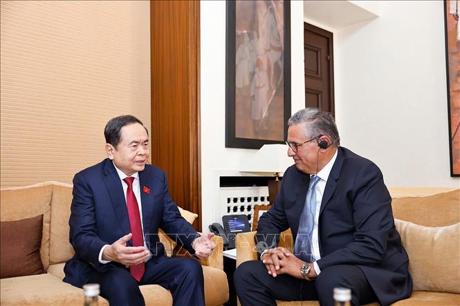 Chủ tịch Quốc hội Trần Thanh Mẫn hội kiến Thủ tướng Morocco Aziz Akhannouch- Ảnh 2. Chủ tịch Quốc hội Trần Thanh Mẫn hội kiến Thủ tướng Morocco Aziz Akhannouch- Ảnh 2.