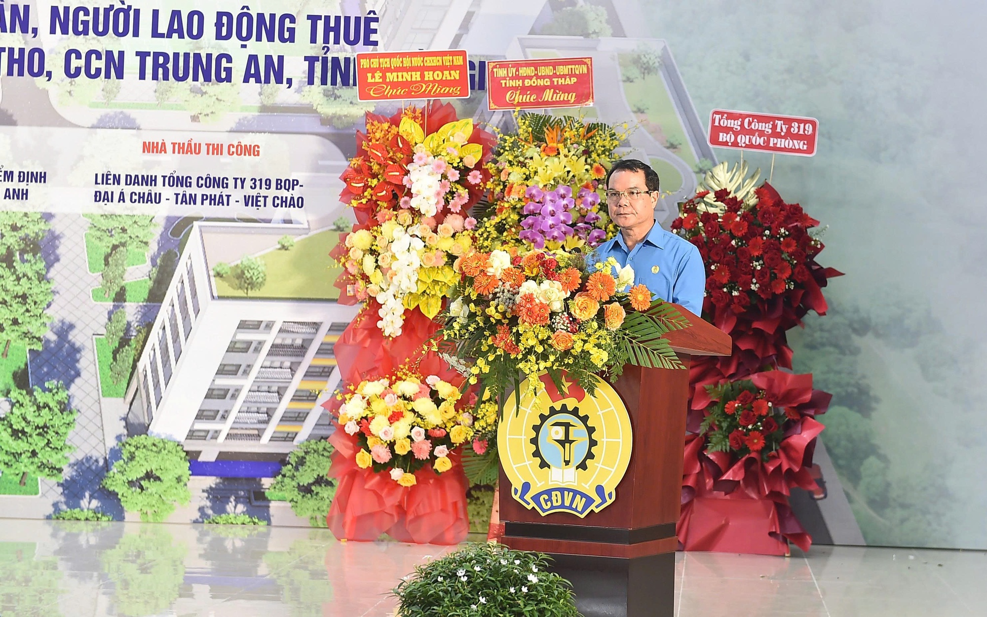 Khởi công dự án nhà ở xã hội đầu tiên cho công nhân, người lao động thuê bằng nguồn tài chính công đoàn- Ảnh 5.
