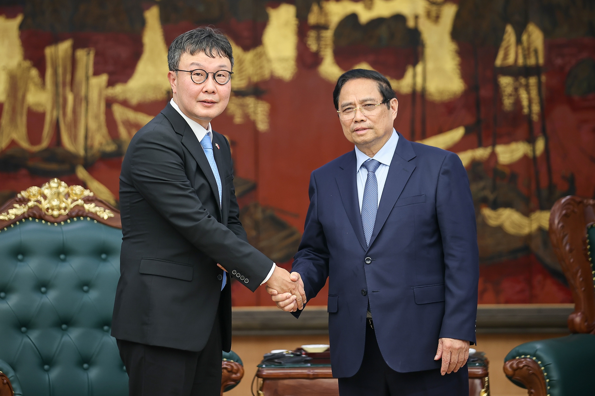 Thủ tướng tiếp lãnh đạo tập đoàn quản lý sàn tài sản mã hóa lớn thứ 3 thế giới- Ảnh 1. Thủ tướng tiếp lãnh đạo tập đoàn quản lý sàn tài sản mã hóa lớn thứ 3 thế giới- Ảnh 1.