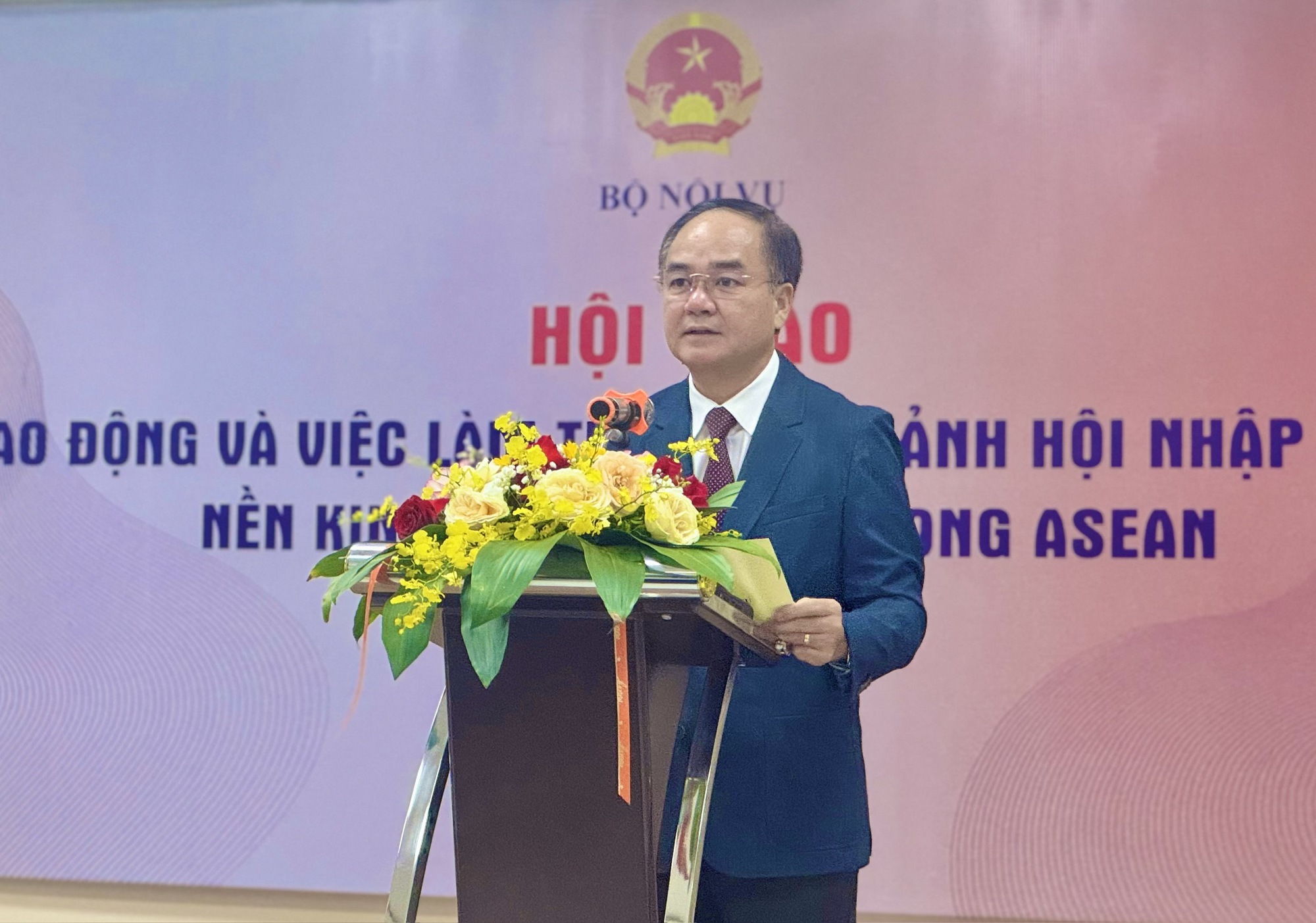 Việt Nam thúc đẩy hợp tác ASEAN về lao động và kinh tế chăm sóc- Ảnh 1. Việt Nam thúc đẩy hợp tác ASEAN về lao động và kinh tế chăm sóc- Ảnh 1.