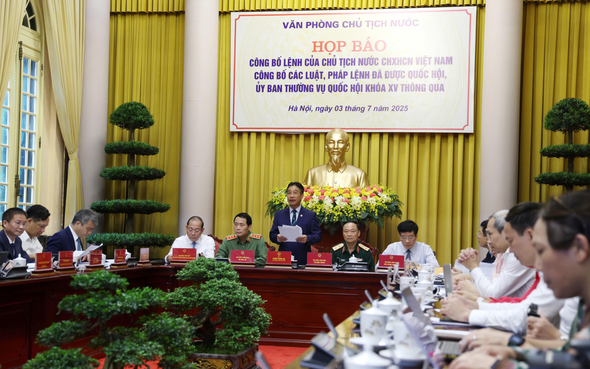 Công bố Lệnh của Chủ tịch nước về 15 luật, 1 pháp lệnh vừa được thông qua