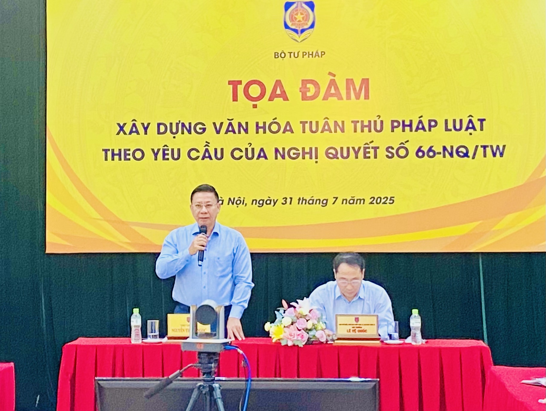 Xây dựng văn hóa tuân thủ pháp luật theo yêu cầu của Nghị quyết số 66-NQ/TW - Ảnh 1.