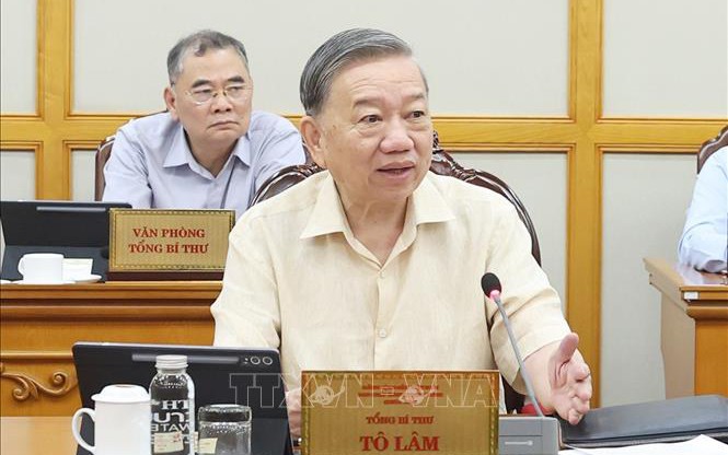 Tổng Bí thư Tô Lâm: Kịp thời tháo gỡ khó khăn, vướng mắc khi vận hành bộ máy mới