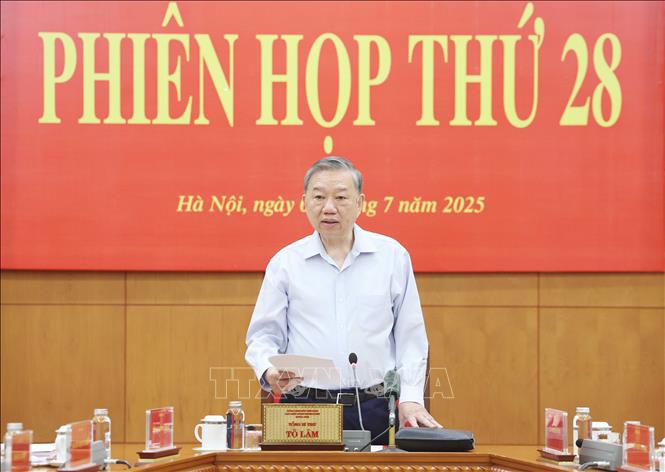 Tổng Bí thư Tô Lâm: Kịp thời phát hiện, xử lý các sai phạm liên quan đến sắp xếp tổ chức bộ máy- Ảnh 1. Tổng Bí thư Tô Lâm: Kịp thời phát hiện, xử lý các sai phạm liên quan đến sắp xếp tổ chức bộ máy- Ảnh 1.