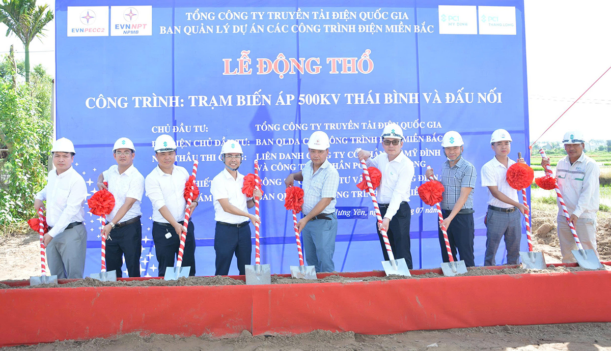 EVNNPT triển khai thi công dự án Trạm biến áp 500kV Thái Bình và đường dây đấu nối- Ảnh 1. EVNNPT triển khai thi công dự án Trạm biến áp 500kV Thái Bình và đường dây đấu nối- Ảnh 1.