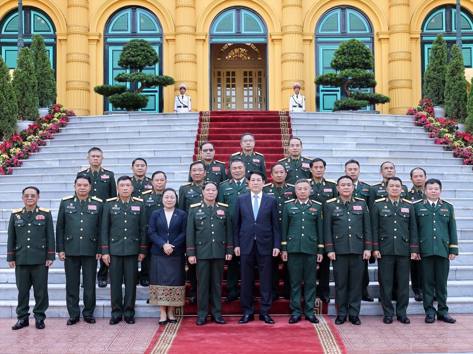Chủ tịch nước Lương Cường tiếp Chủ nhiệm Tổng cục Chính trị Quân đội nhân dân Lào- Ảnh 2. Chủ tịch nước Lương Cường tiếp Chủ nhiệm Tổng cục Chính trị Quân đội nhân dân Lào- Ảnh 2.