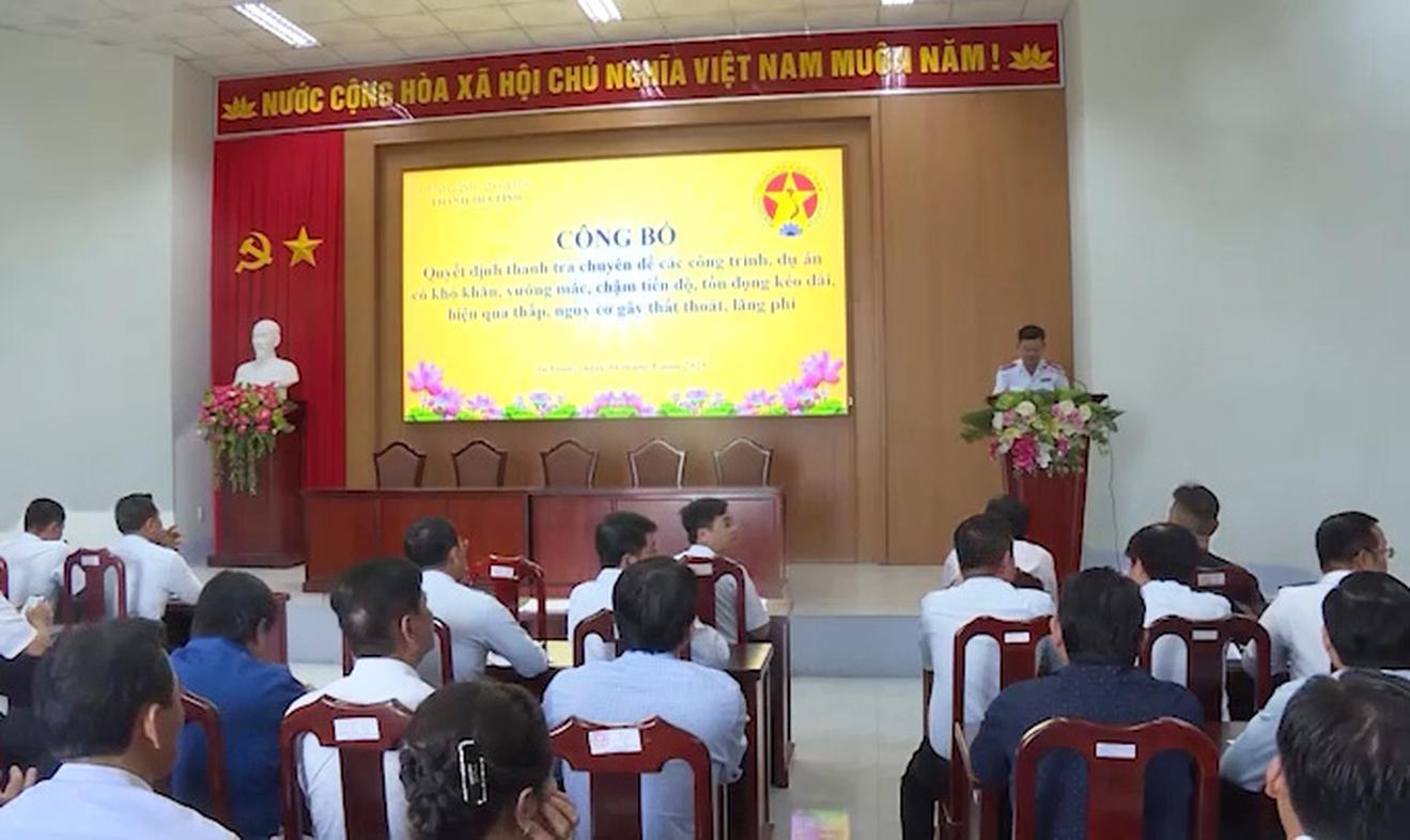 An Giang thanh tra 92 dự án khó khăn, vướng mắc- Ảnh 1.