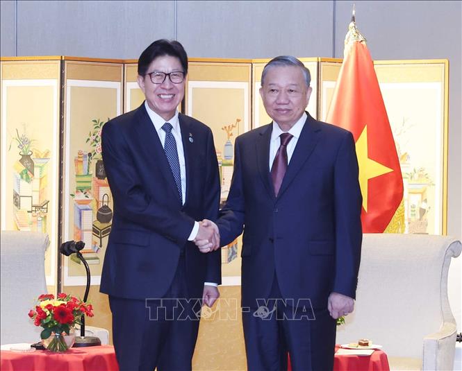 Tổng Bí thư Tô Lâm tiếp Thị trưởng thành phố Busan- Ảnh 1. Tổng Bí thư Tô Lâm tiếp Thị trưởng thành phố Busan- Ảnh 1.
