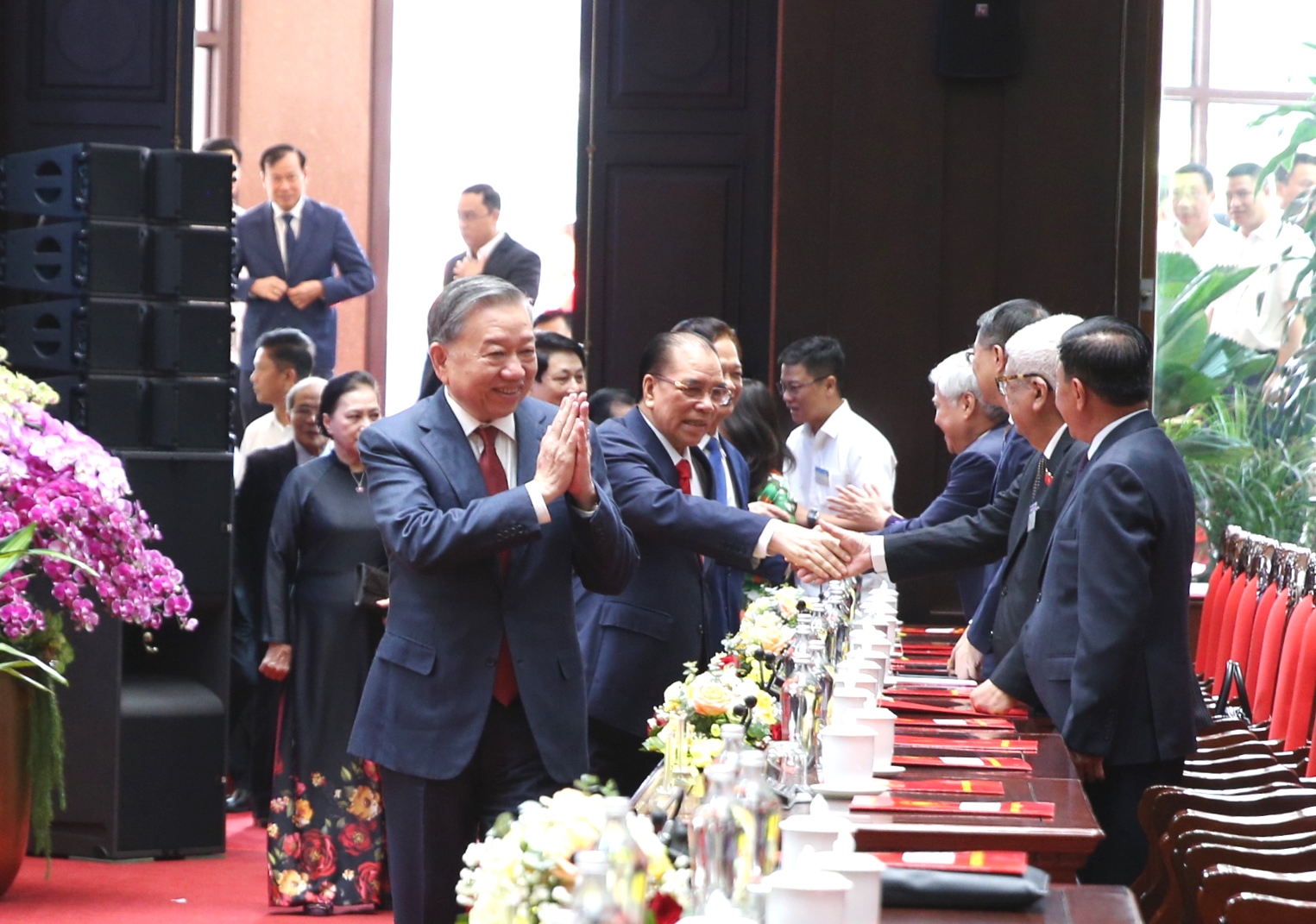 Chùm ảnh: Tổng Bí thư Tô Lâm gặp mặt các đồng chí lãnh đạo, nguyên lãnh đạo Đảng và Nhà nước, các ban, bộ, ngành- Ảnh 1.