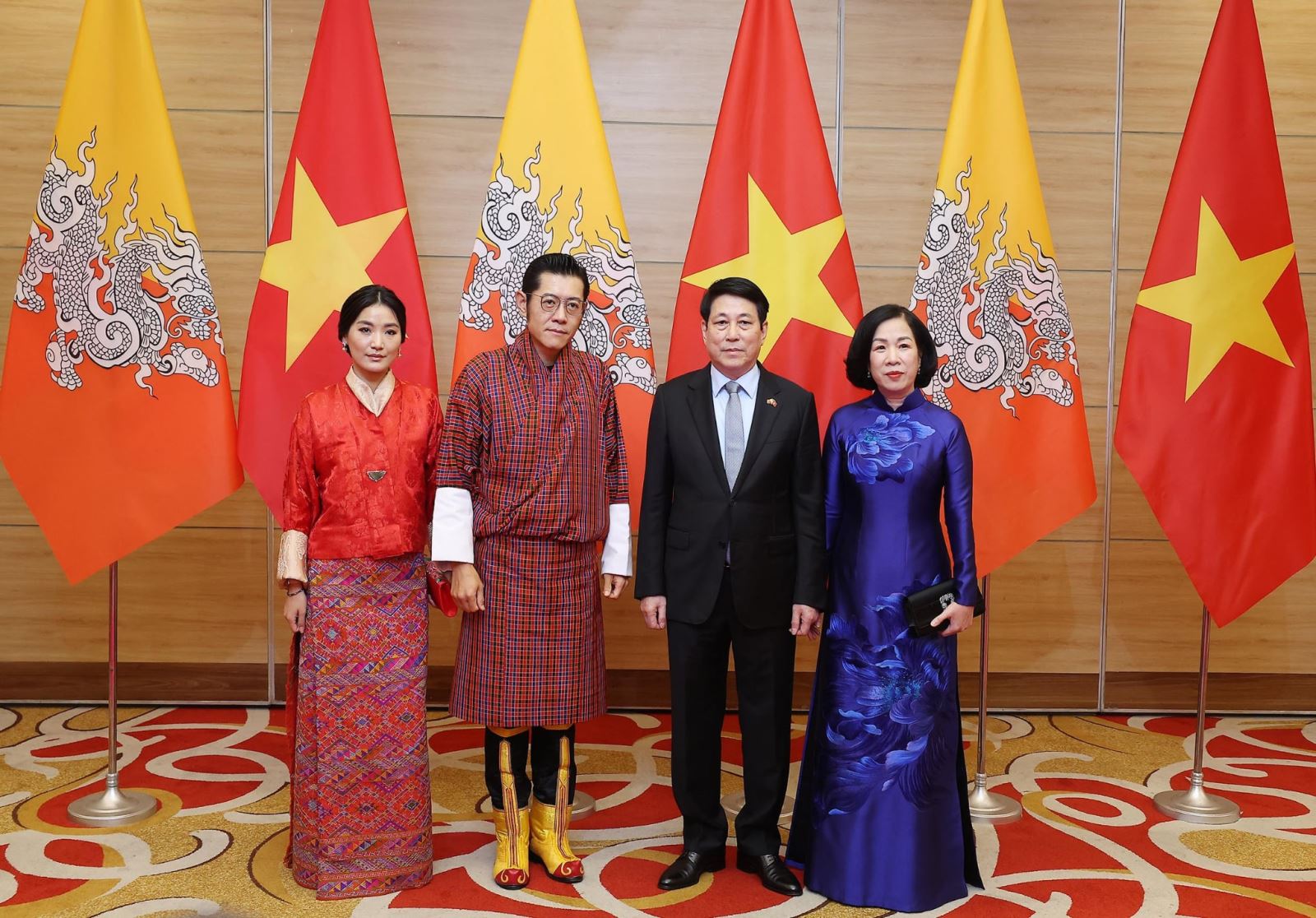 Chủ tịch nước Lương Cường chủ trì chiêu đãi cấp nhà nước Quốc vương Bhutan- Ảnh 1. Chủ tịch nước Lương Cường chủ trì chiêu đãi cấp nhà nước Quốc vương Bhutan- Ảnh 1.