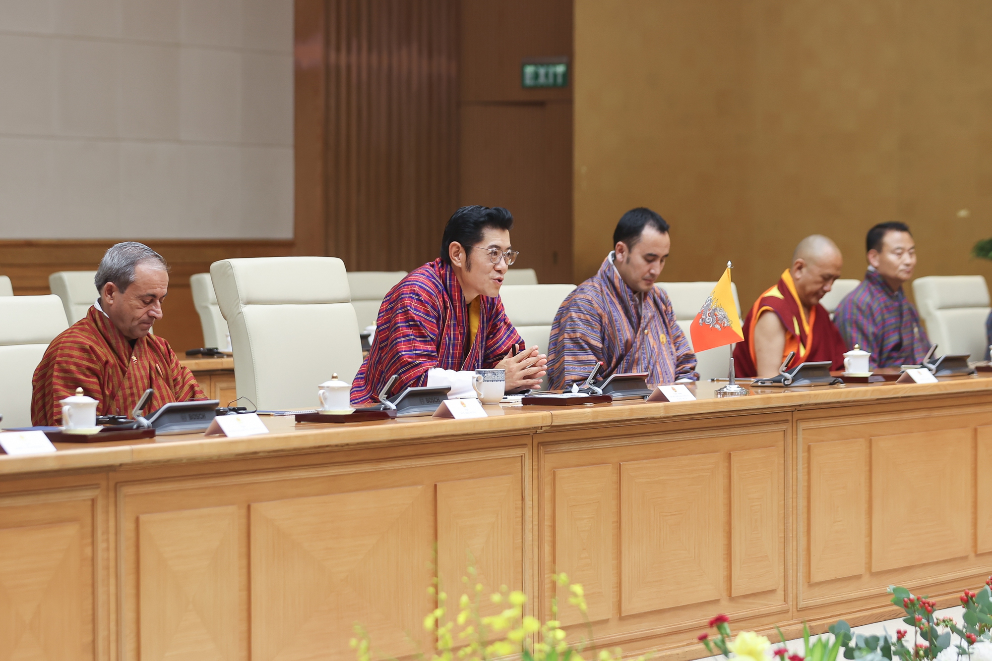 Thủ tướng Phạm Minh Chính hội kiến Quốc vương Bhutan- Ảnh 5. Thủ tướng Phạm Minh Chính hội kiến Quốc vương Bhutan- Ảnh 5.