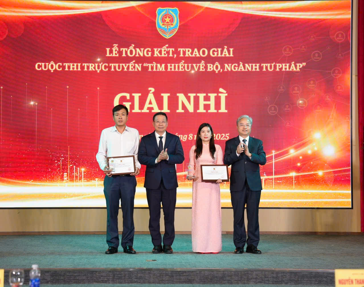 18 tác phẩm xuất sắc đạt Giải Báo chí toàn quốc về ngành Tư pháp - Ảnh 3.