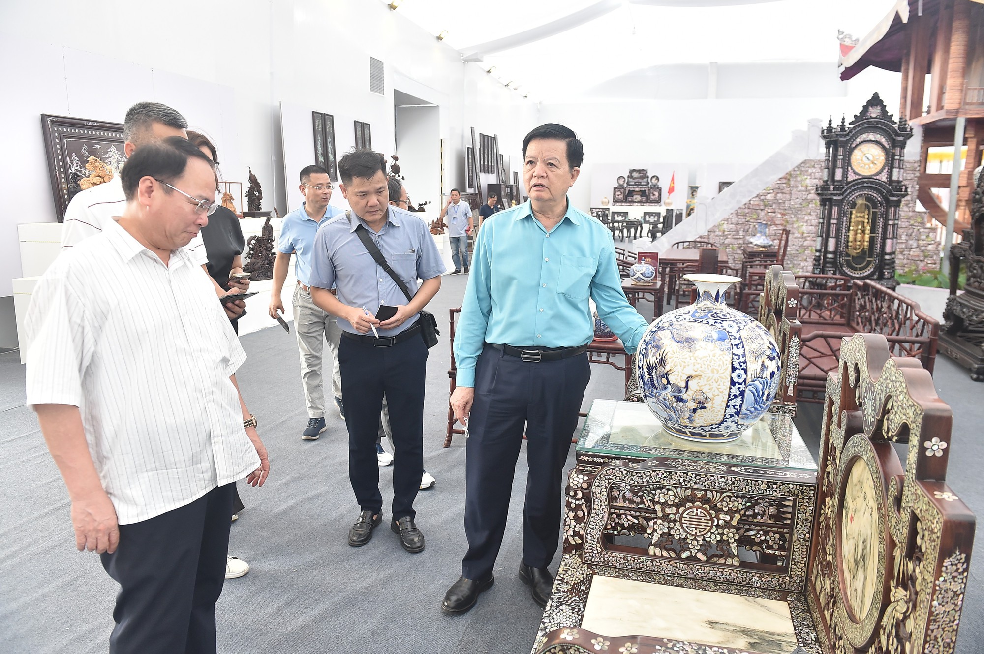 Khu trưng bày ngoài trời Triển lãm thành tựu Đất nước phải đặc sắc, điển hình, tiêu biểu- Ảnh 1.