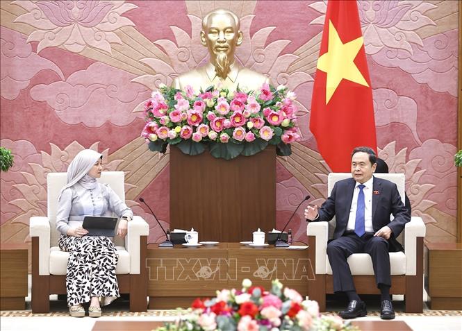 Chủ tịch Quốc hội Trần Thanh Mẫn tiếp Tổng Thư ký AIPA- Ảnh 2. Chủ tịch Quốc hội Trần Thanh Mẫn tiếp Tổng Thư ký AIPA- Ảnh 2.