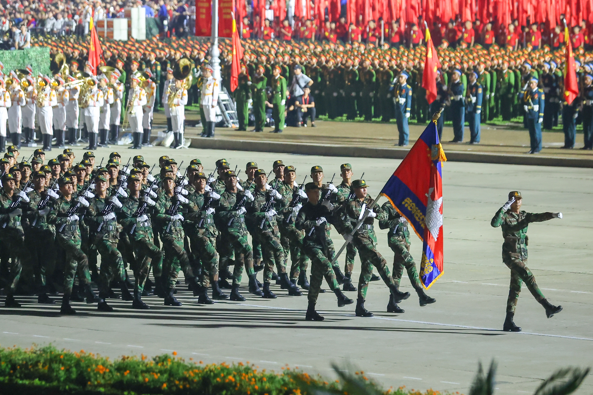 Sơ duyệt Diễu binh, diễu hành A80: Thể hiện khí thế hào hùng, sức mạnh của lực lượng vũ trang nhân dân- Ảnh 9. Sơ duyệt Diễu binh, diễu hành A80: Thể hiện khí thế hào hùng, sức mạnh của lực lượng vũ trang nhân dân- Ảnh 9.