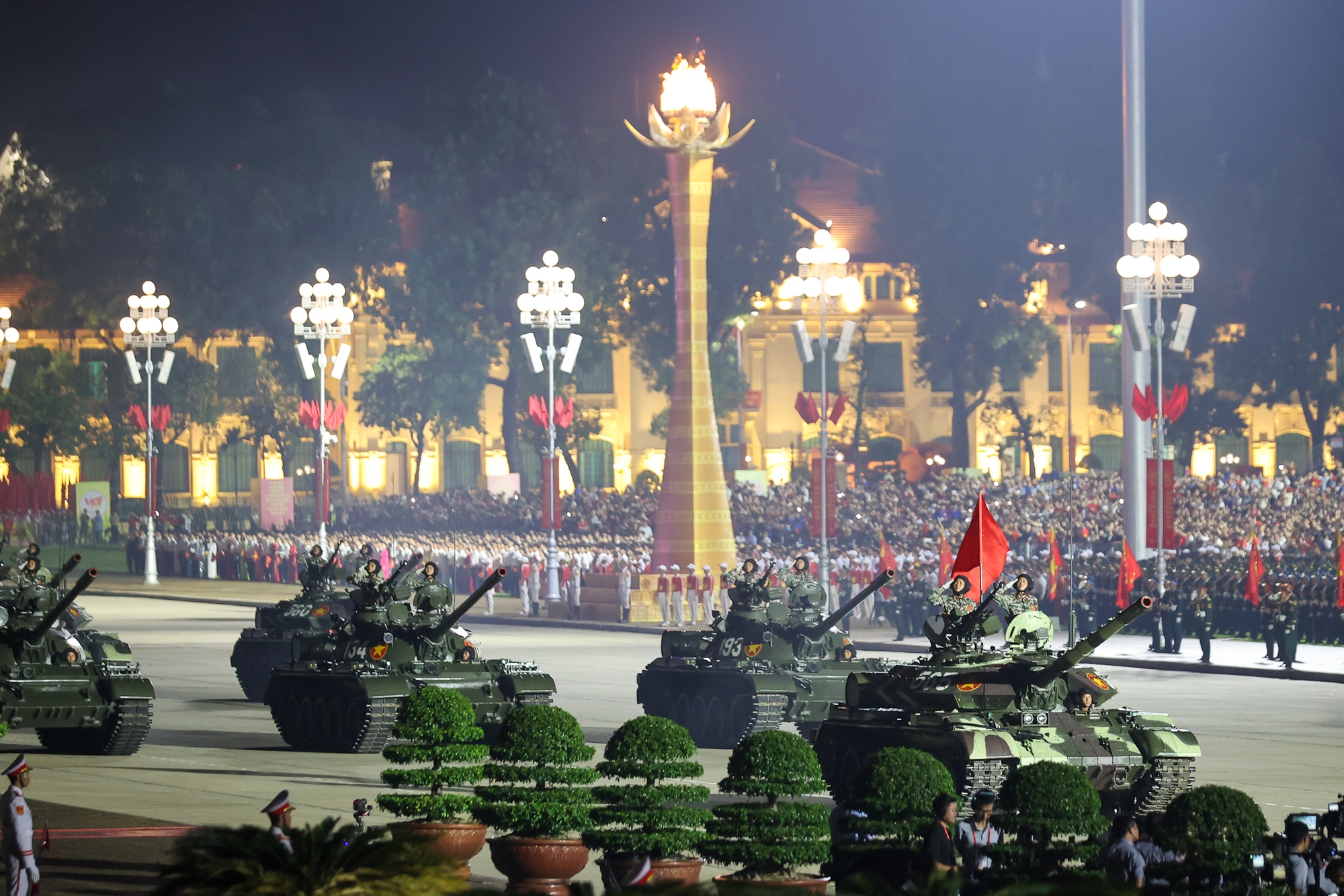 Sơ duyệt Diễu binh, diễu hành A80: Thể hiện khí thế hào hùng, sức mạnh của lực lượng vũ trang nhân dân- Ảnh 10. Sơ duyệt Diễu binh, diễu hành A80: Thể hiện khí thế hào hùng, sức mạnh của lực lượng vũ trang nhân dân- Ảnh 10.