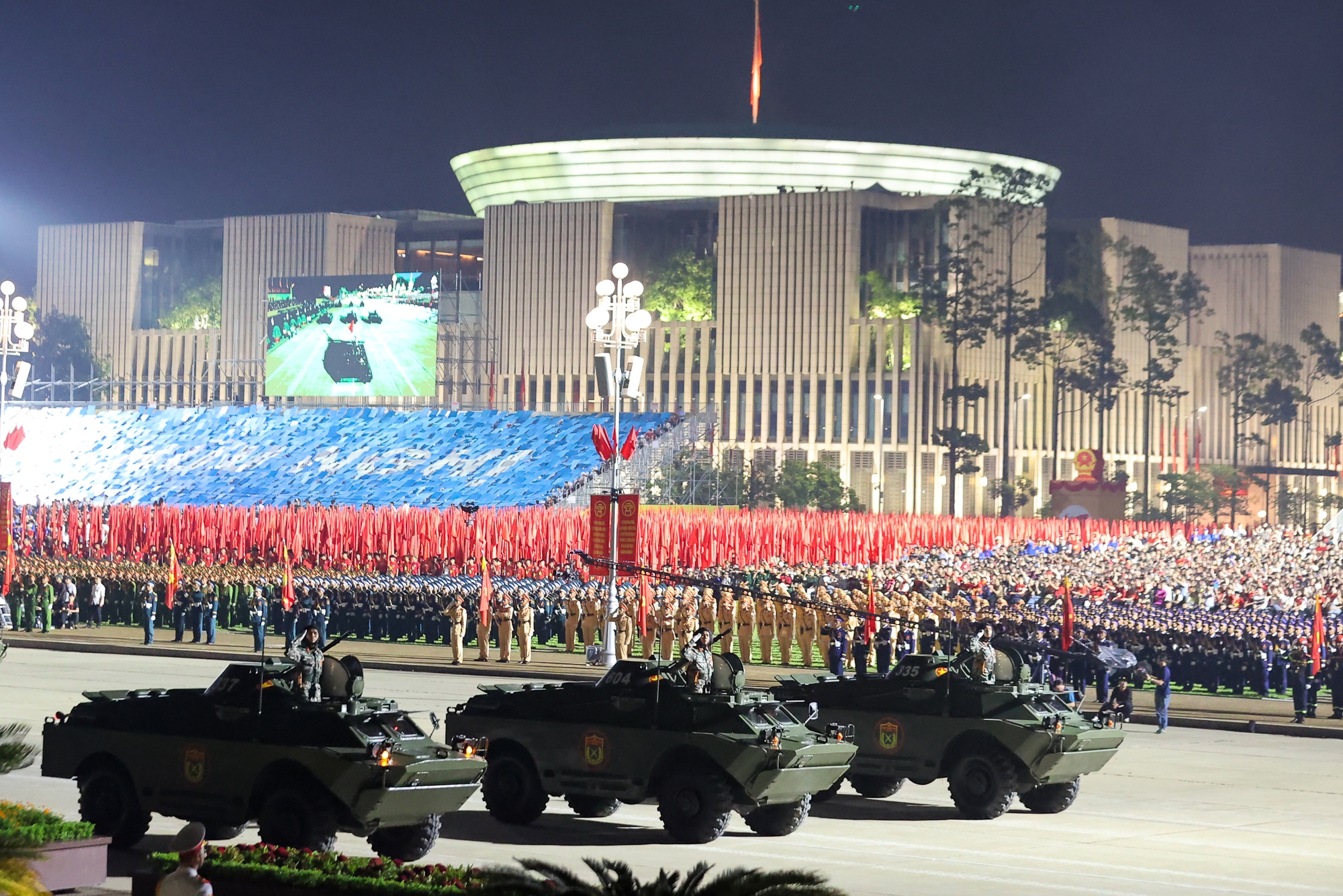 Sơ duyệt Diễu binh, diễu hành A80: Thể hiện khí thế hào hùng, sức mạnh của lực lượng vũ trang nhân dân- Ảnh 11. Sơ duyệt Diễu binh, diễu hành A80: Thể hiện khí thế hào hùng, sức mạnh của lực lượng vũ trang nhân dân- Ảnh 11.