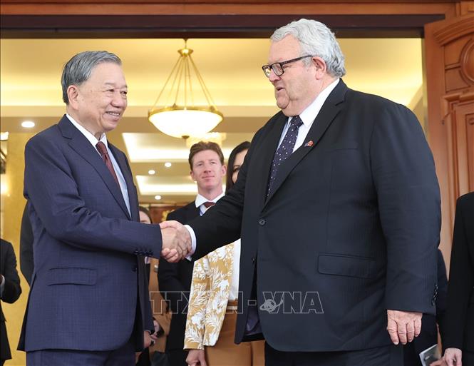 Tổng Bí thư Tô Lâm tiếp Chủ tịch Quốc hội New Zealand Gerry Brownlee- Ảnh 1. Tổng Bí thư Tô Lâm tiếp Chủ tịch Quốc hội New Zealand Gerry Brownlee- Ảnh 1.