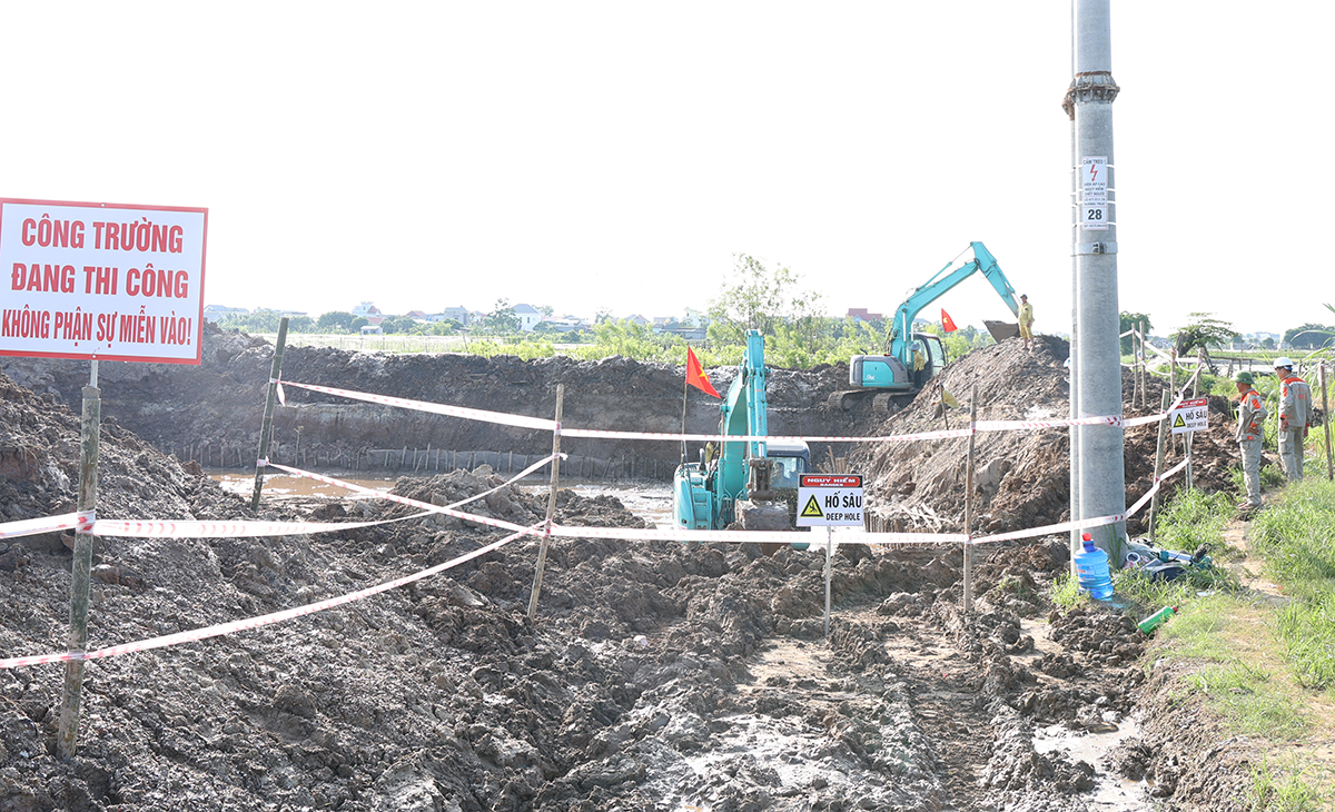 Đôn đốc tiến độ dự án đường dây 500kV Hải Phòng – Thái Bình- Ảnh 6. Đôn đốc tiến độ dự án đường dây 500kV Hải Phòng – Thái Bình- Ảnh 6.