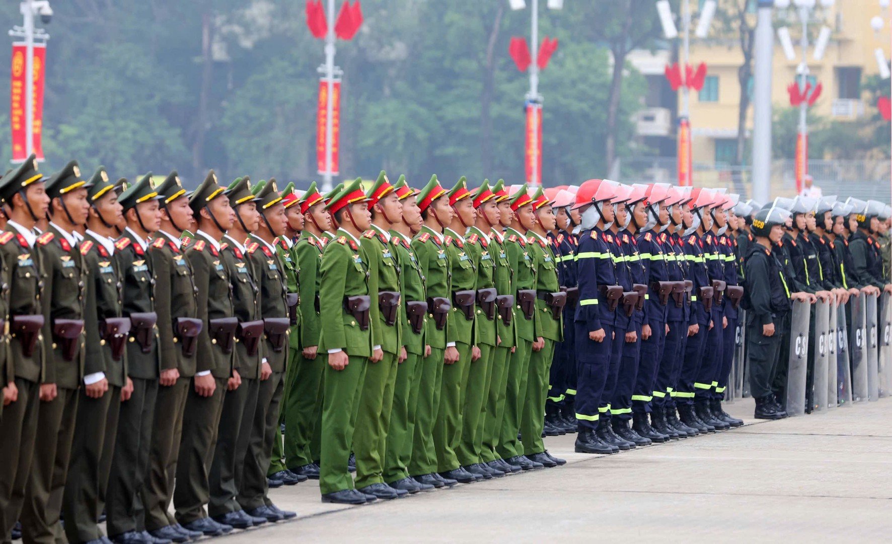 Bộ Công an tổ chức lễ xuất quân bảo đảm tuyệt đối an ninh, an toàn sự kiện A80- Ảnh 4. Bộ Công an tổ chức lễ xuất quân bảo đảm tuyệt đối an ninh, an toàn sự kiện A80- Ảnh 4.