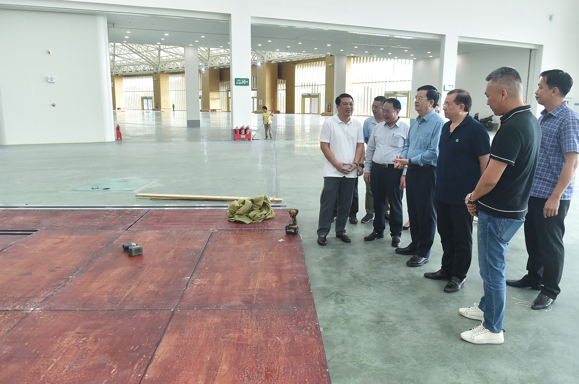 Đẩy nhanh tiến độ triển khai Triển lãm kỷ niệm 80 năm Ngày Quốc khánh- Ảnh 5.