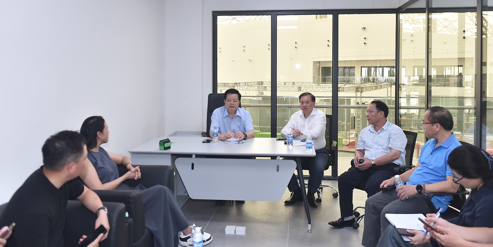 Cập nhật tiến độ theo ngày, bảo đảm điều kiện tốt nhất cho Triển lãm 80 năm Quốc khánh- Ảnh 1.
