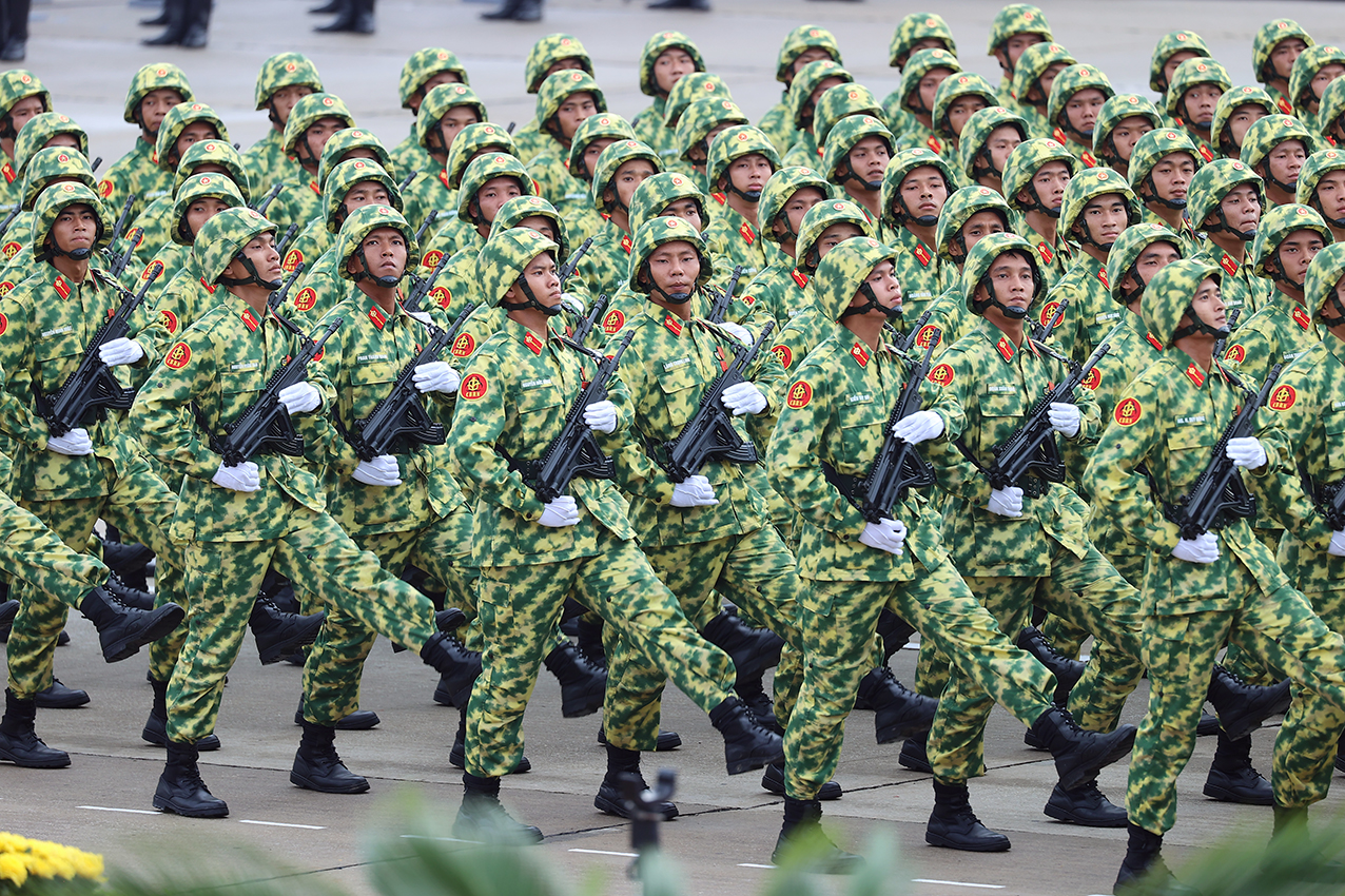 Chùm ảnh: Các khối diễu binh của quân đội nhân dân Việt Nam tại A80- Ảnh 22. Chùm ảnh: Các khối diễu binh của quân đội nhân dân Việt Nam tại A80- Ảnh 22.