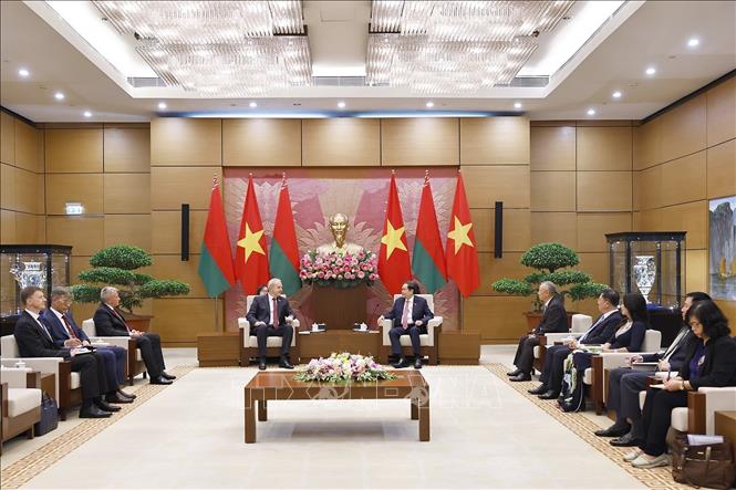 Chủ tịch Quốc hội Trần Thanh Mẫn tiếp Chủ tịch Hạ viện Belarus- Ảnh 3. Chủ tịch Quốc hội Trần Thanh Mẫn tiếp Chủ tịch Hạ viện Belarus- Ảnh 3.