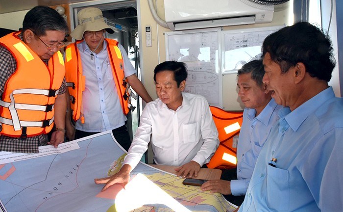 Bí thư Thành ủy Cần Thơ khảo sát các công trình, dự án trọng điểm- Ảnh 1. Bí thư Thành ủy Cần Thơ khảo sát các công trình, dự án trọng điểm- Ảnh 1.