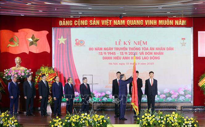 Tổng Bí thư: Ngành Tòa án phải không ngừng phấn đấu để mọi phán quyết đều 'thấu tình, đạt lý'- Ảnh 3.