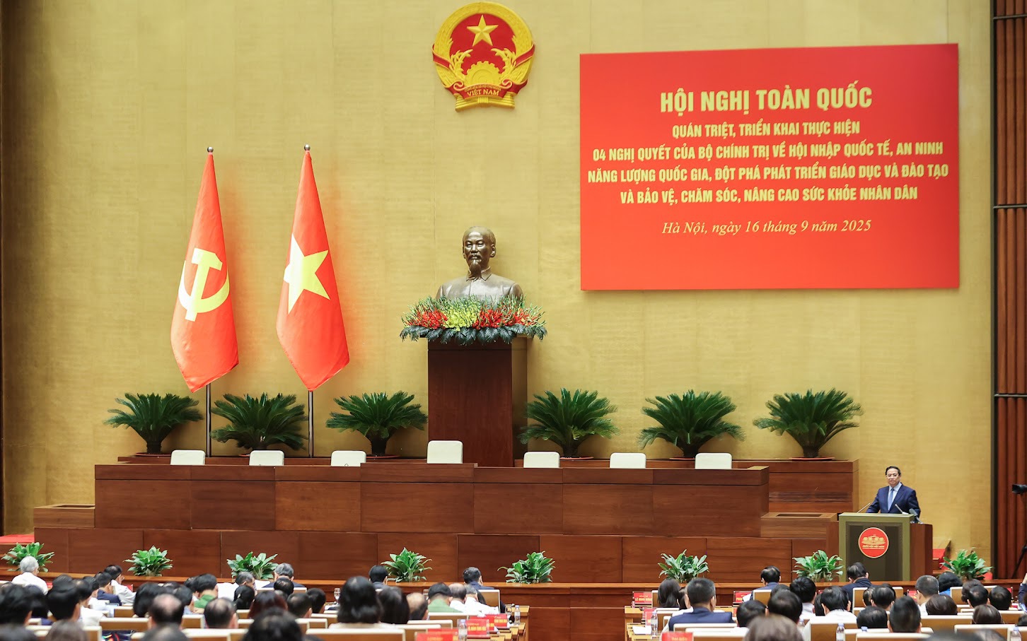 TRỰC TIẾP: Hội nghị toàn quốc quán triệt, triển khai thực hiện 4 Nghị quyết của Bộ Chính trị