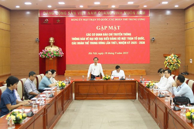 Đại hội đại biểu Đảng bộ MTTQ, các đoàn thể Trung ương lần thứ I đề ra 3 khâu đột phá- Ảnh 1.