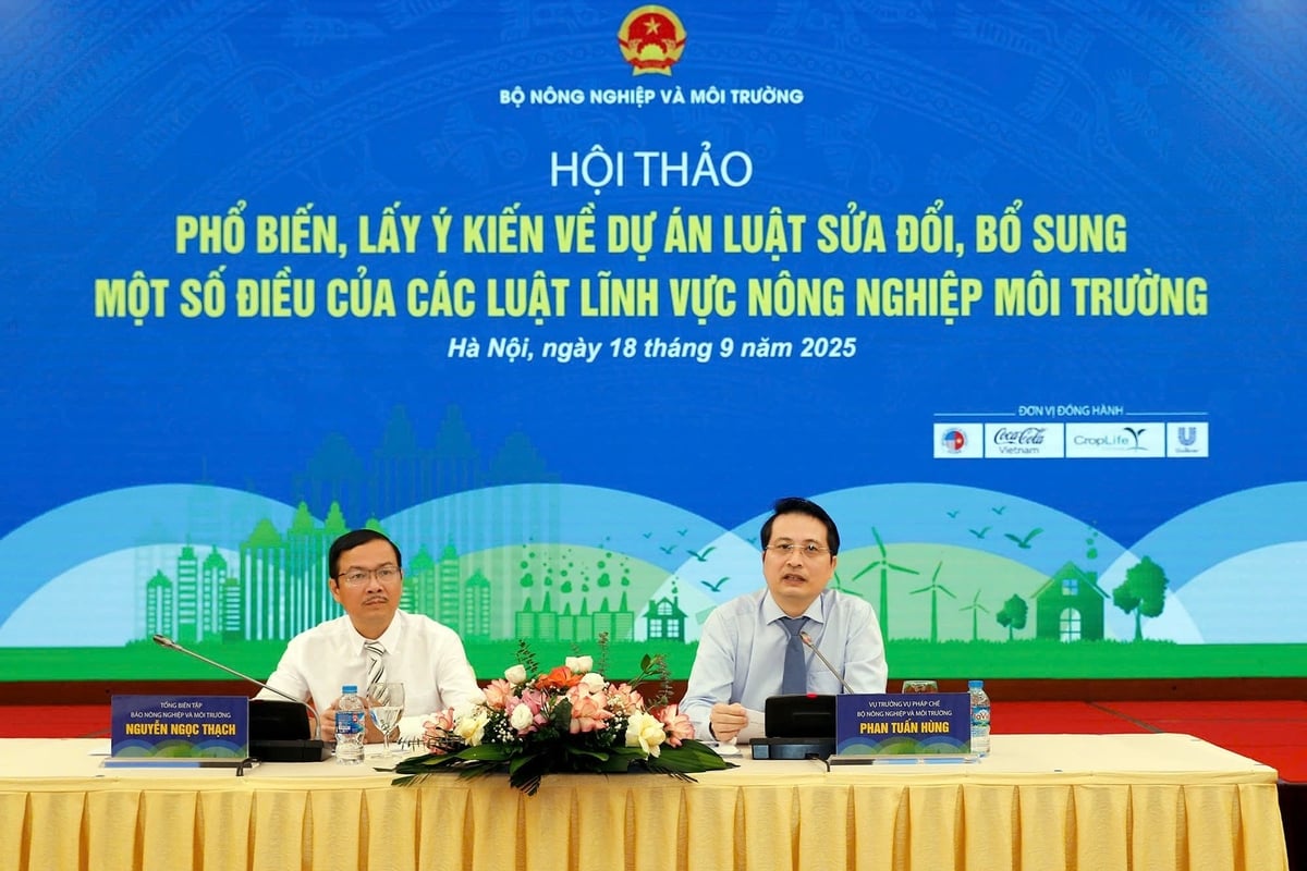 15 Luật về nông nghiệp và môi trường được sửa đổi, quy định rõ trách nhiệm các bên liên quan- Ảnh 1.