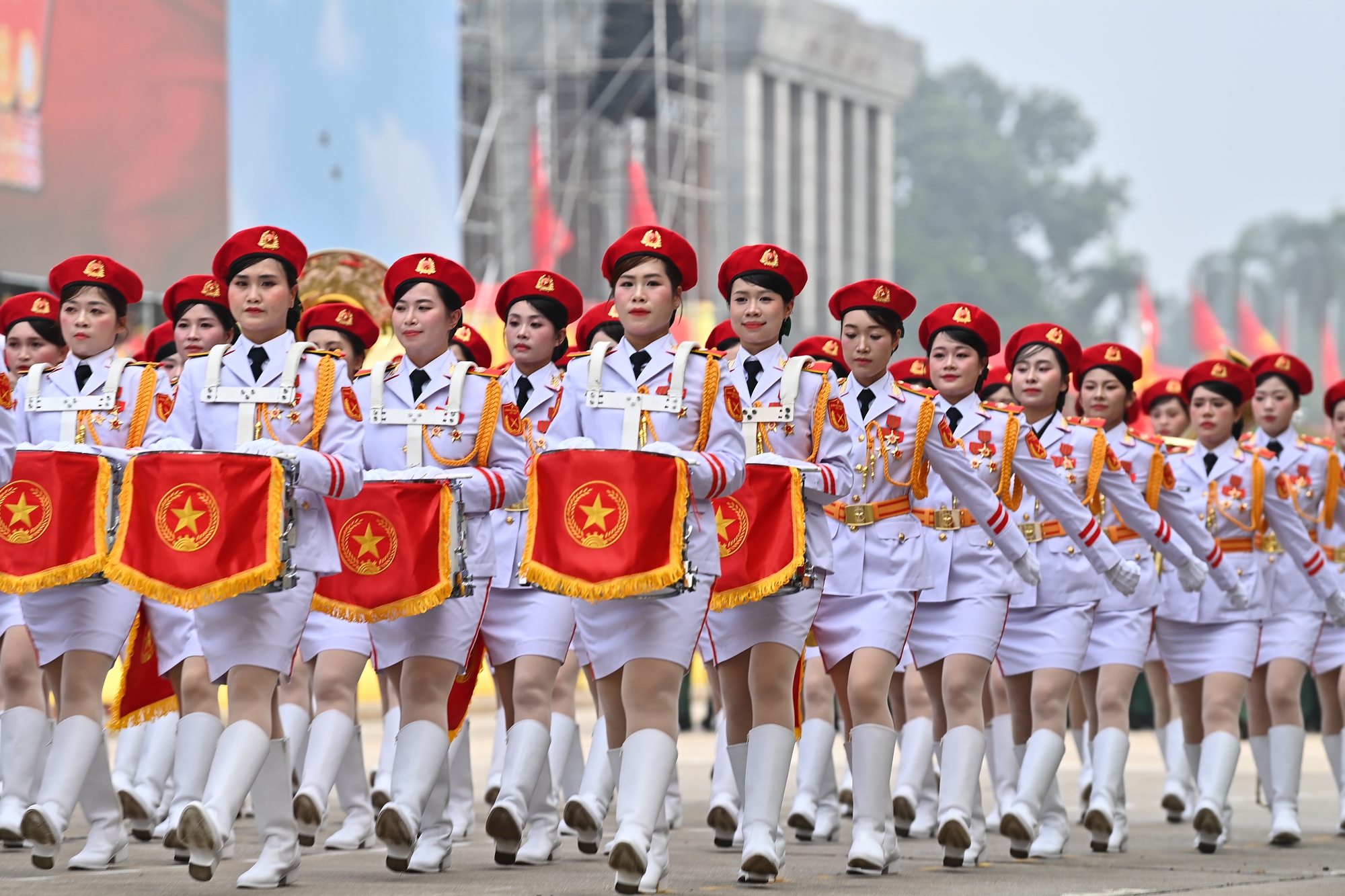 Chùm ảnh: Các khối diễu binh của Quân đội nhân dân Việt Nam tại A80- Ảnh 4.