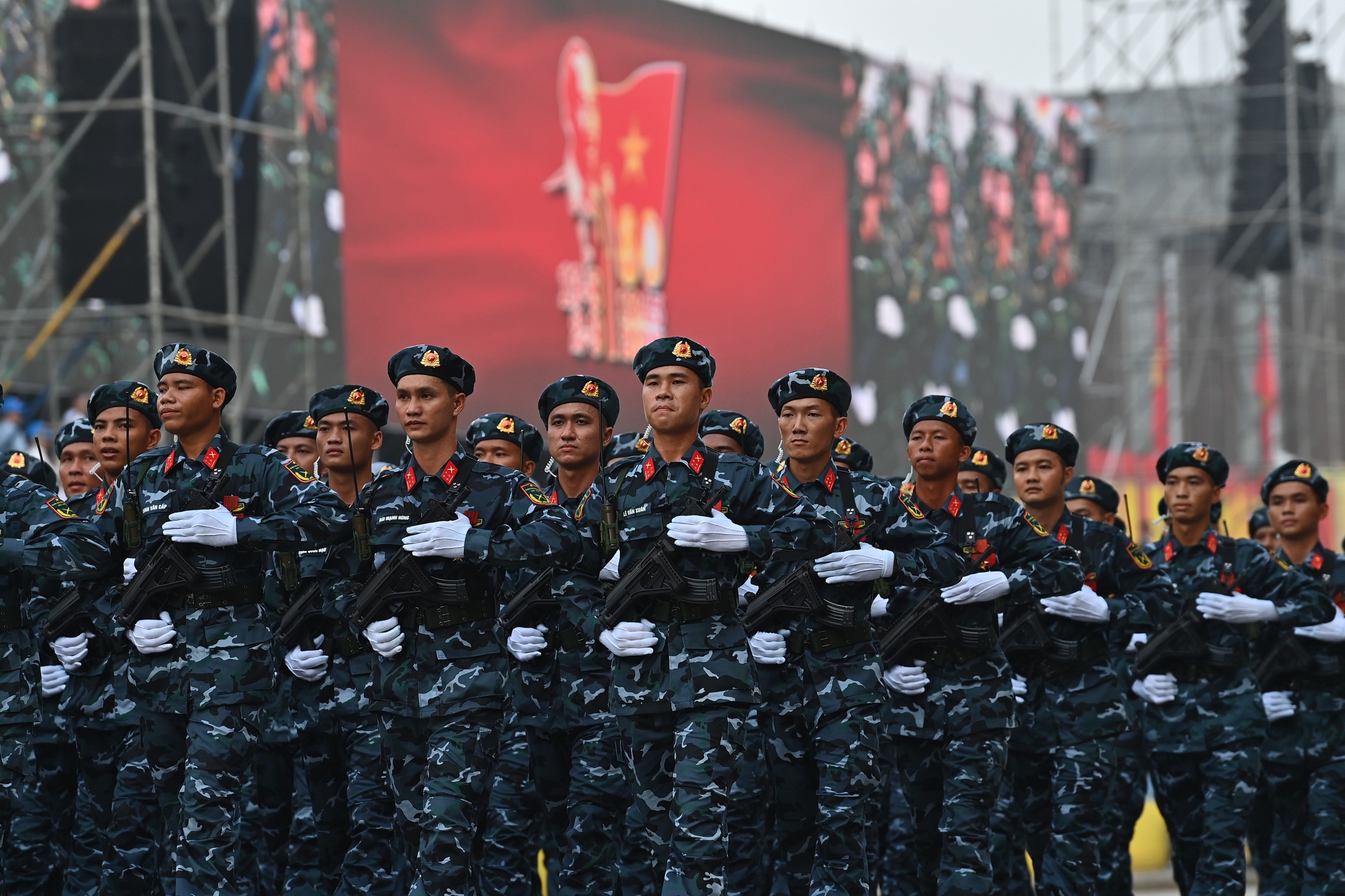 Chùm ảnh: Các khối diễu binh của Quân đội nhân dân Việt Nam tại A80- Ảnh 24.