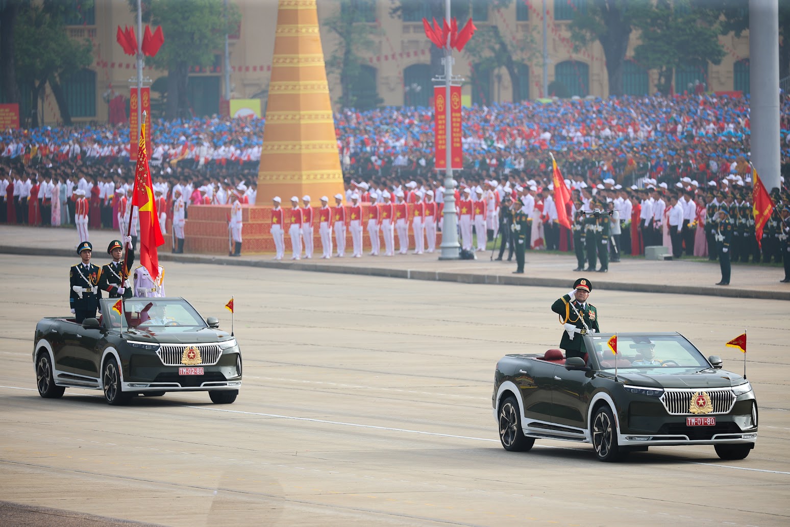Chùm ảnh: Các khối diễu binh của Quân đội nhân dân Việt Nam tại A80- Ảnh 1.