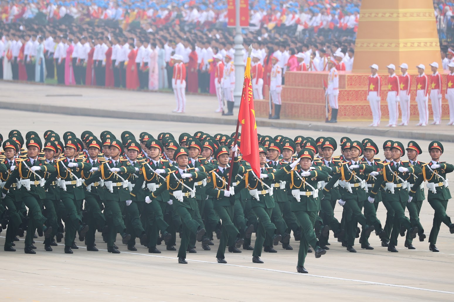 Chùm ảnh: Các khối diễu binh của Quân đội nhân dân Việt Nam tại A80- Ảnh 6.